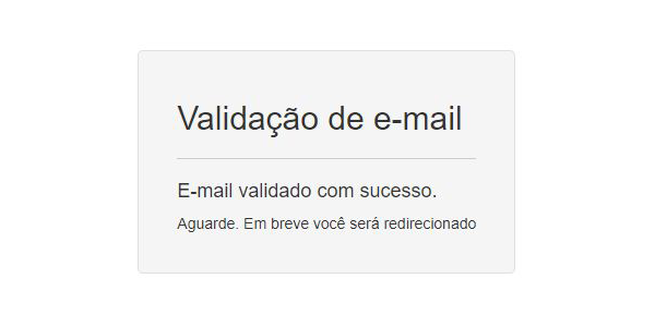 Imagem de uma das telas do processo de adesão